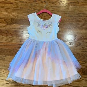 Zunie Unicorn Fit & Flare Dress